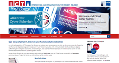 Desktop Screenshot of ict-cologne.de